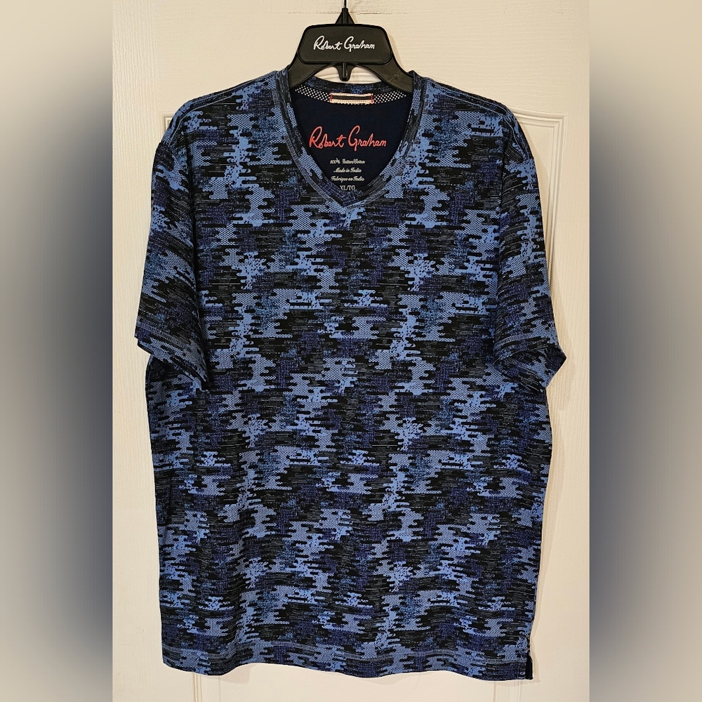 Robert Graham Blue Tees Size XL AND 2XL New Without Tags